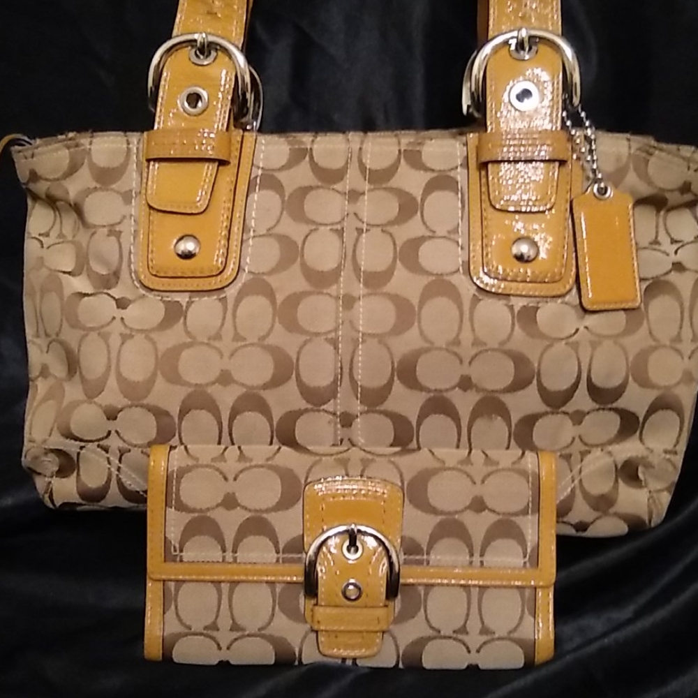 Coach Handbag & wallet